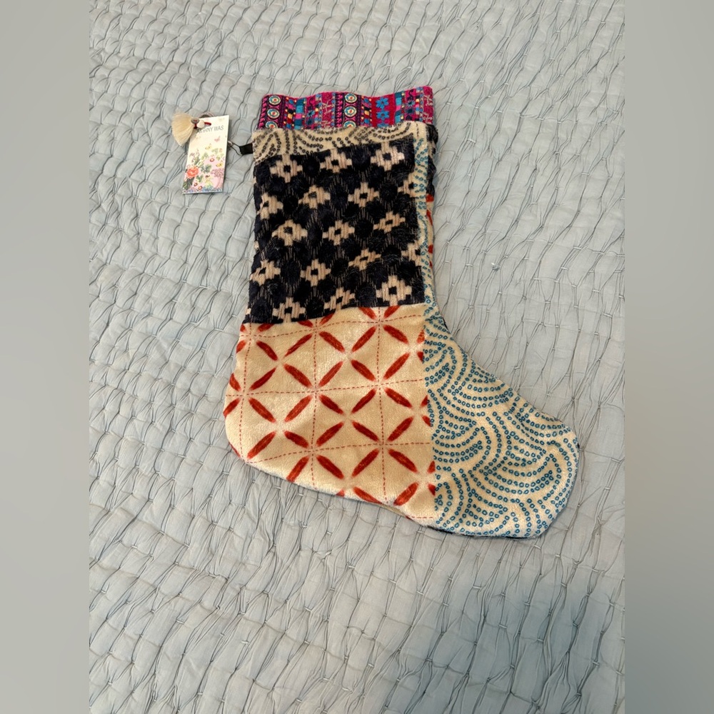 Johnny Was Multicolor Holiday Stocking